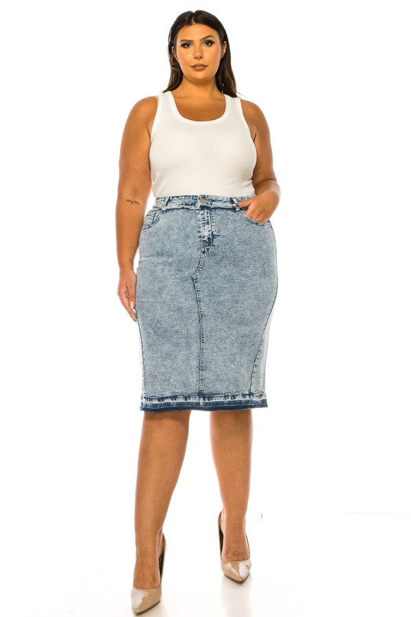 Girls Denim Skirt