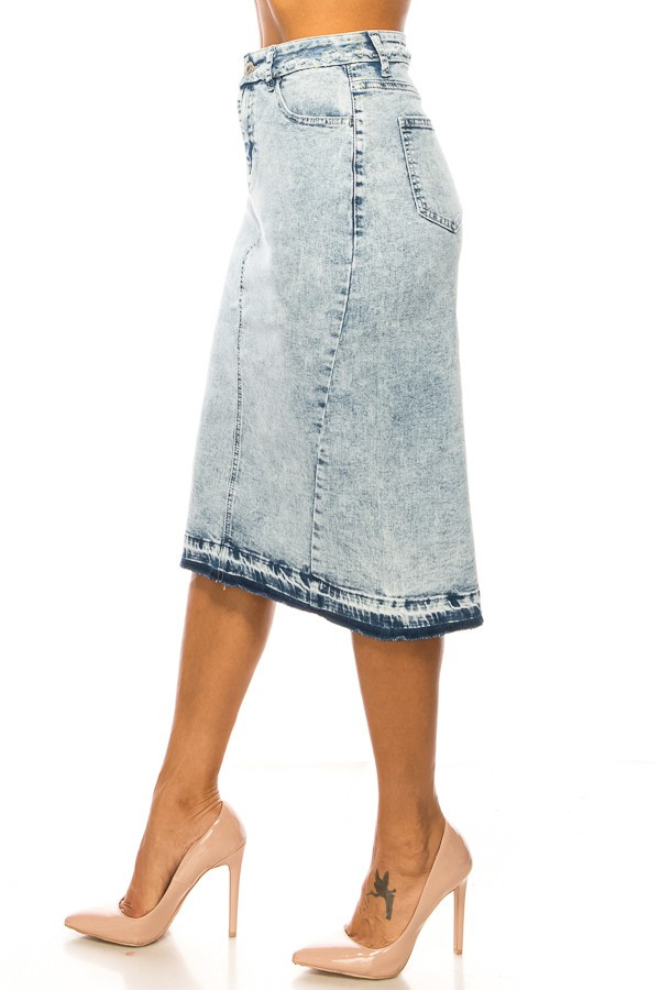 Denim Skirt Plus Size