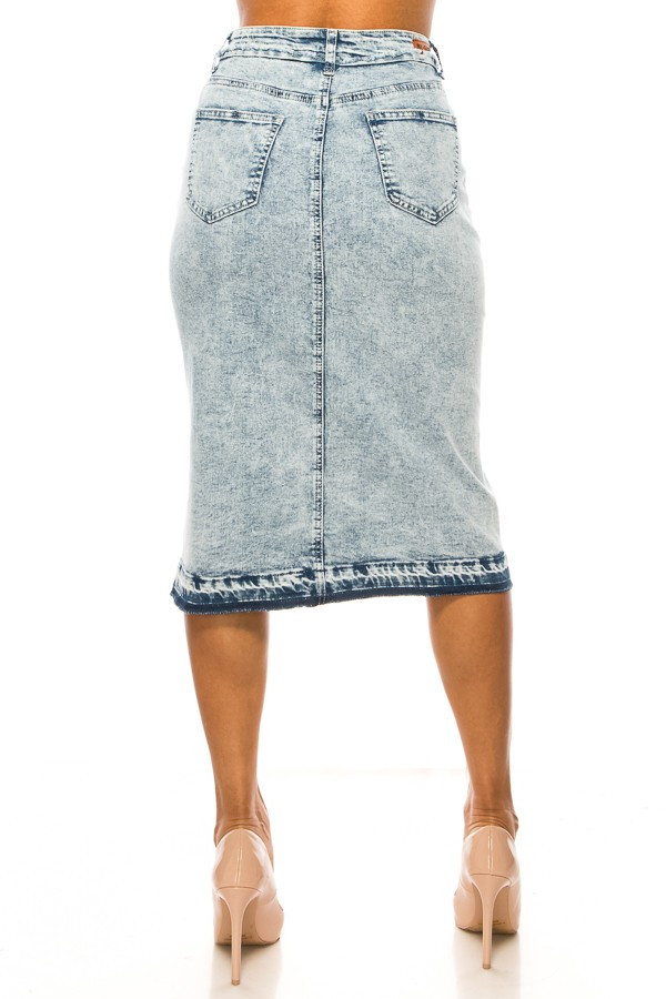Denim Skirt Plus Size