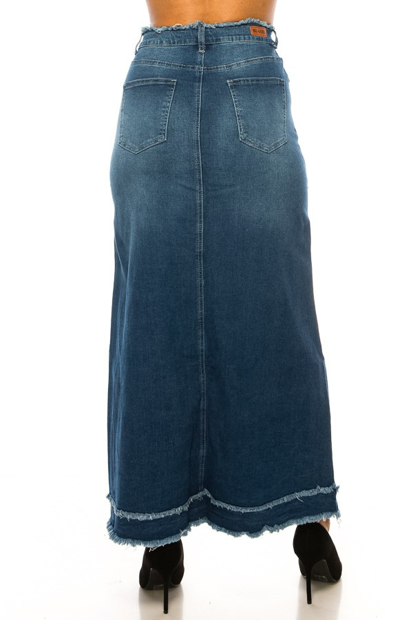 Denim Skirt Plus Size