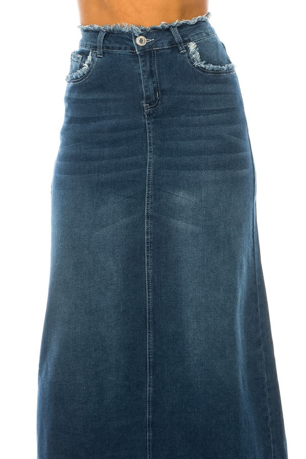 Denim Skirt Plus Size