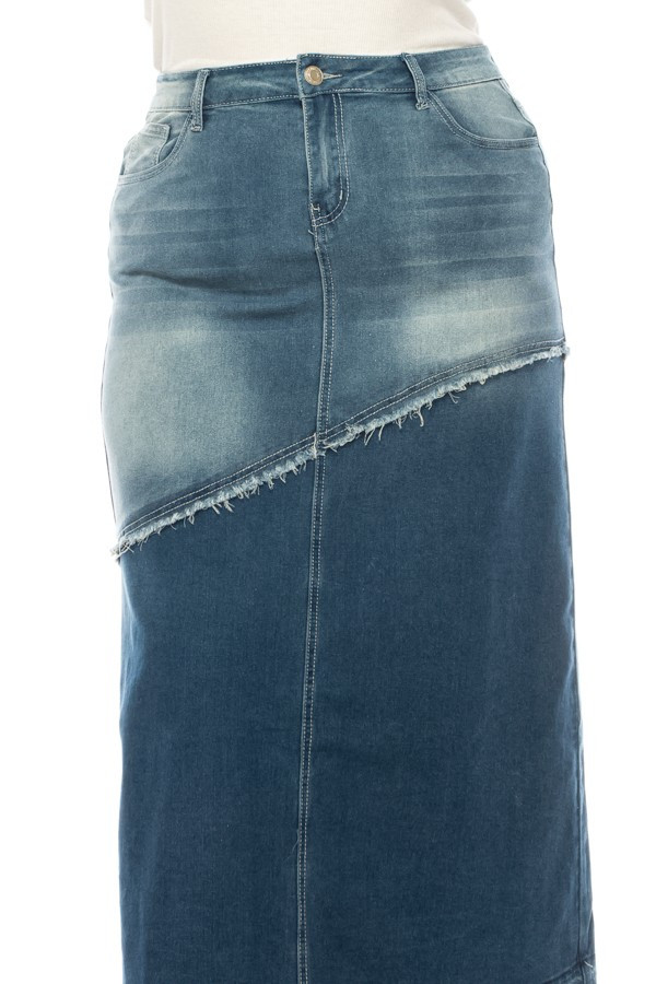 Denim Skirt Plus Size