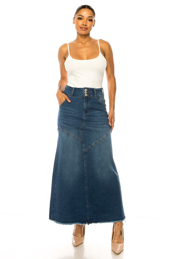 Denim Skirt Plus Size