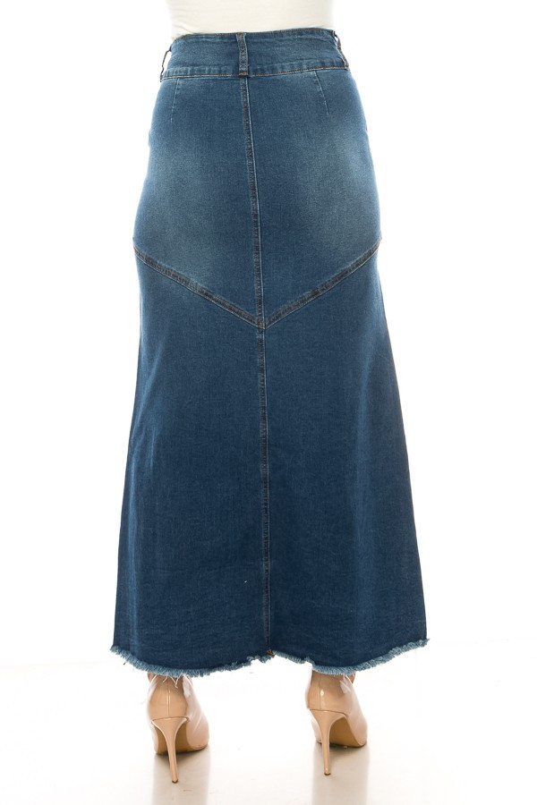 Denim Skirt Plus Size