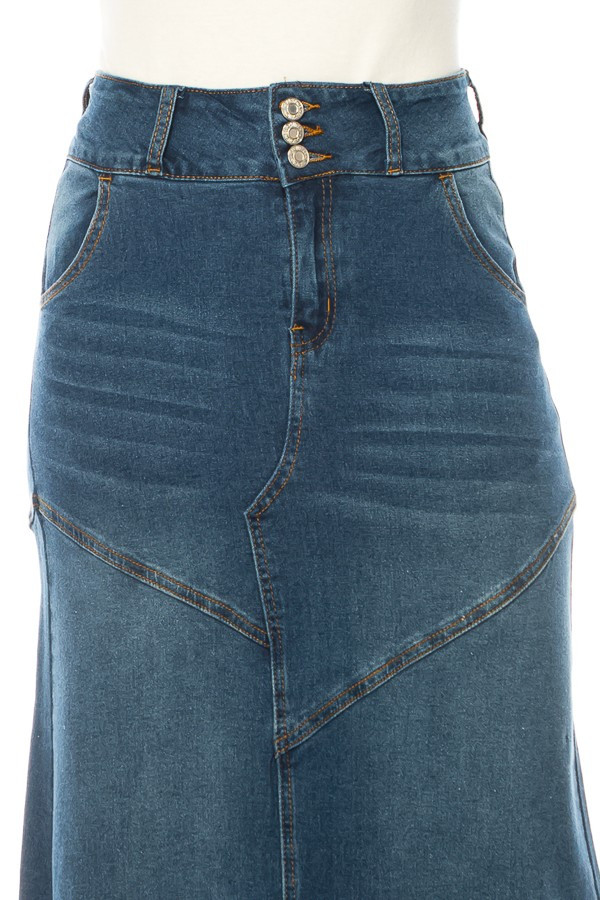 Denim Skirt Plus Size