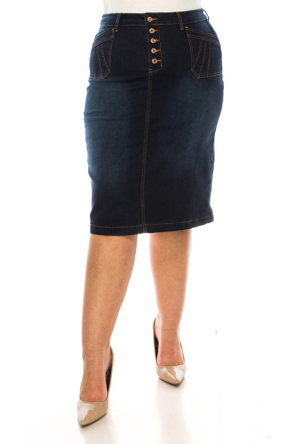 Girls Denim Skirt