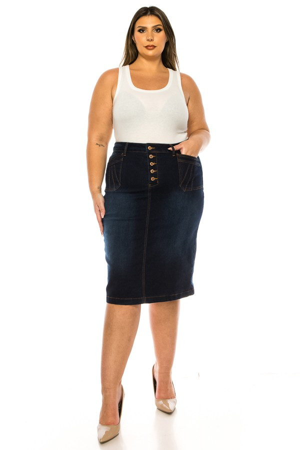 Girls Denim Skirt