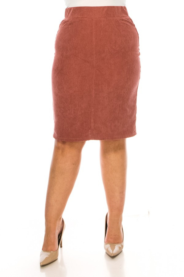 Denim Skirt Plus Size
