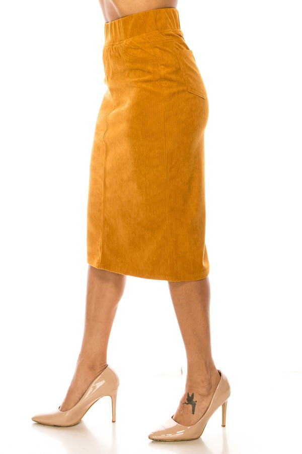 Denim Long Skirt Plus Size