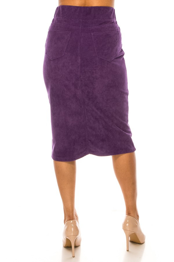 Corduroy Skirt