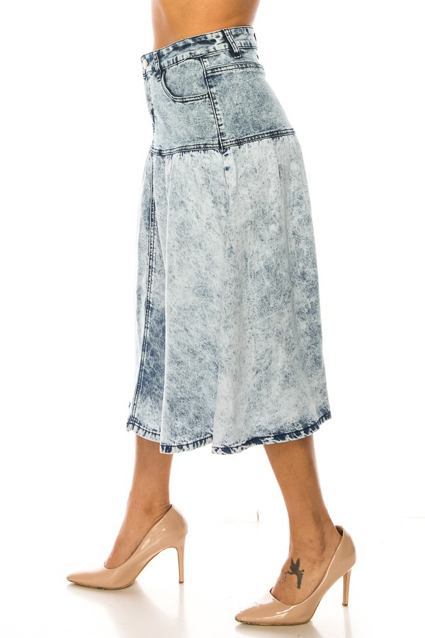 Denim Skirt Plus Size