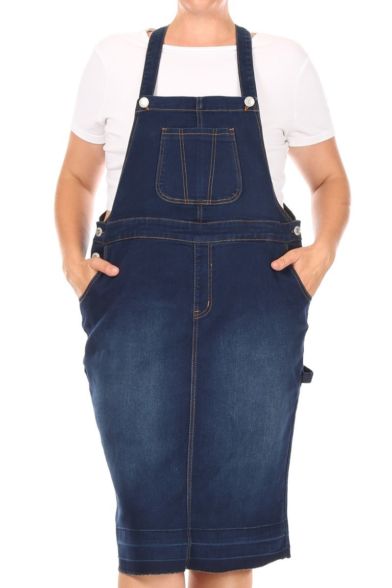 Denim Skirt Plus Size