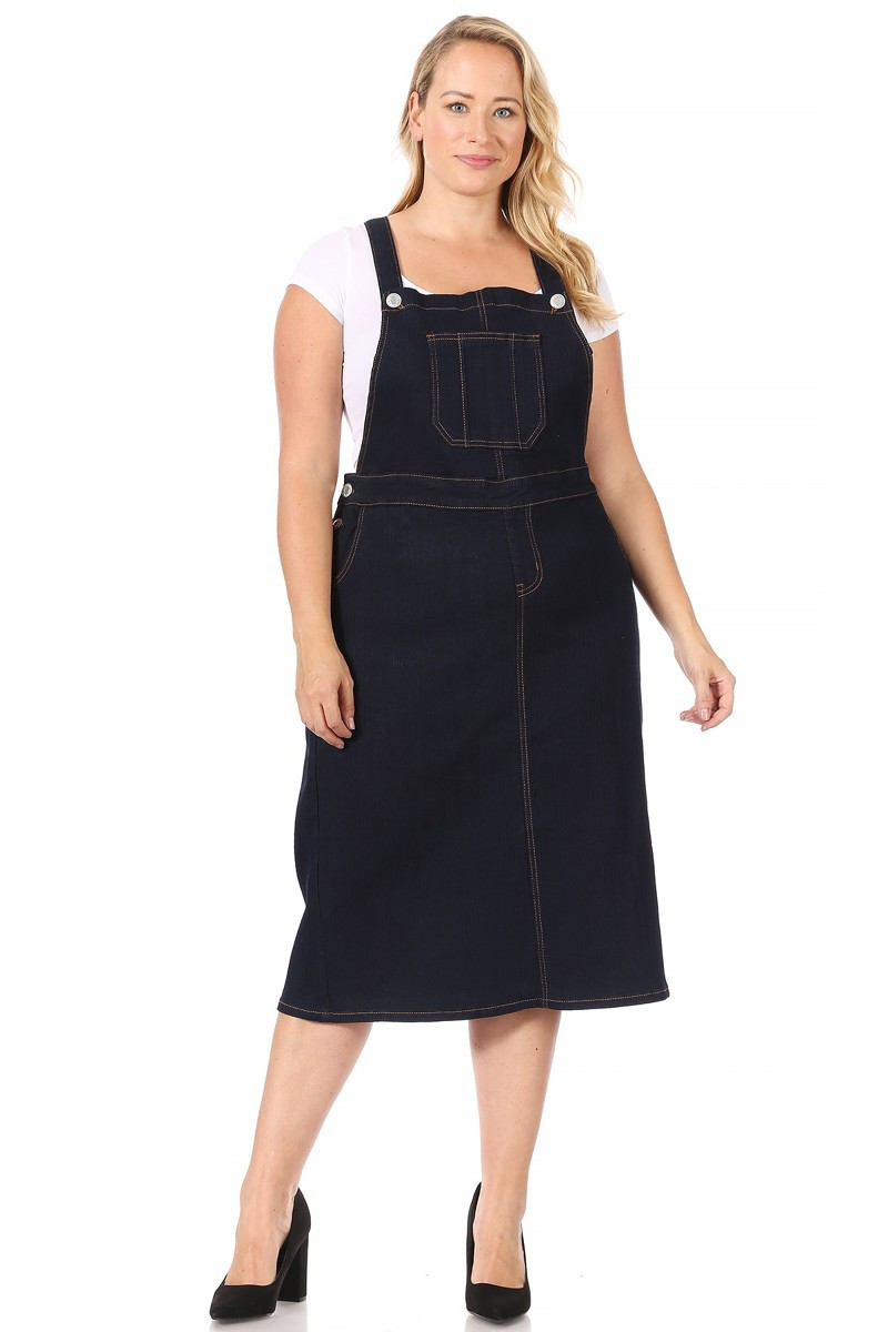 Denim Skirt Plus Size