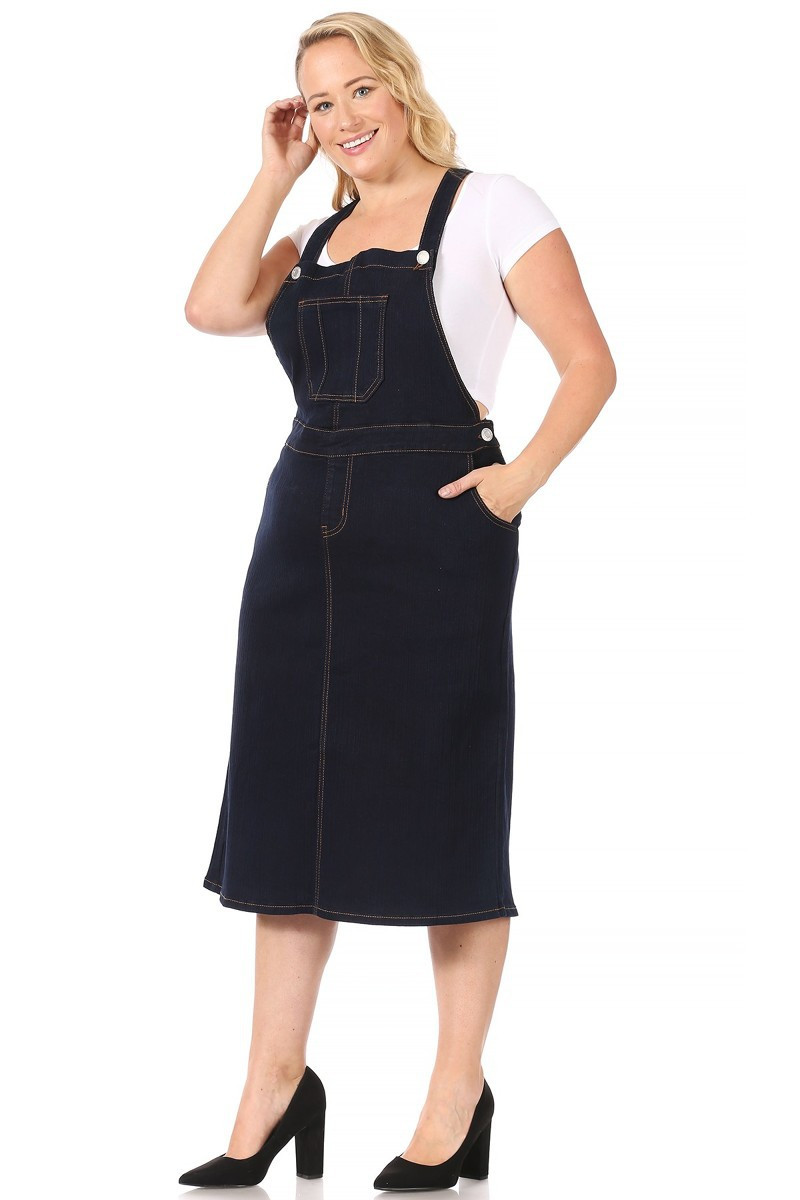 Denim Skirt Plus Size