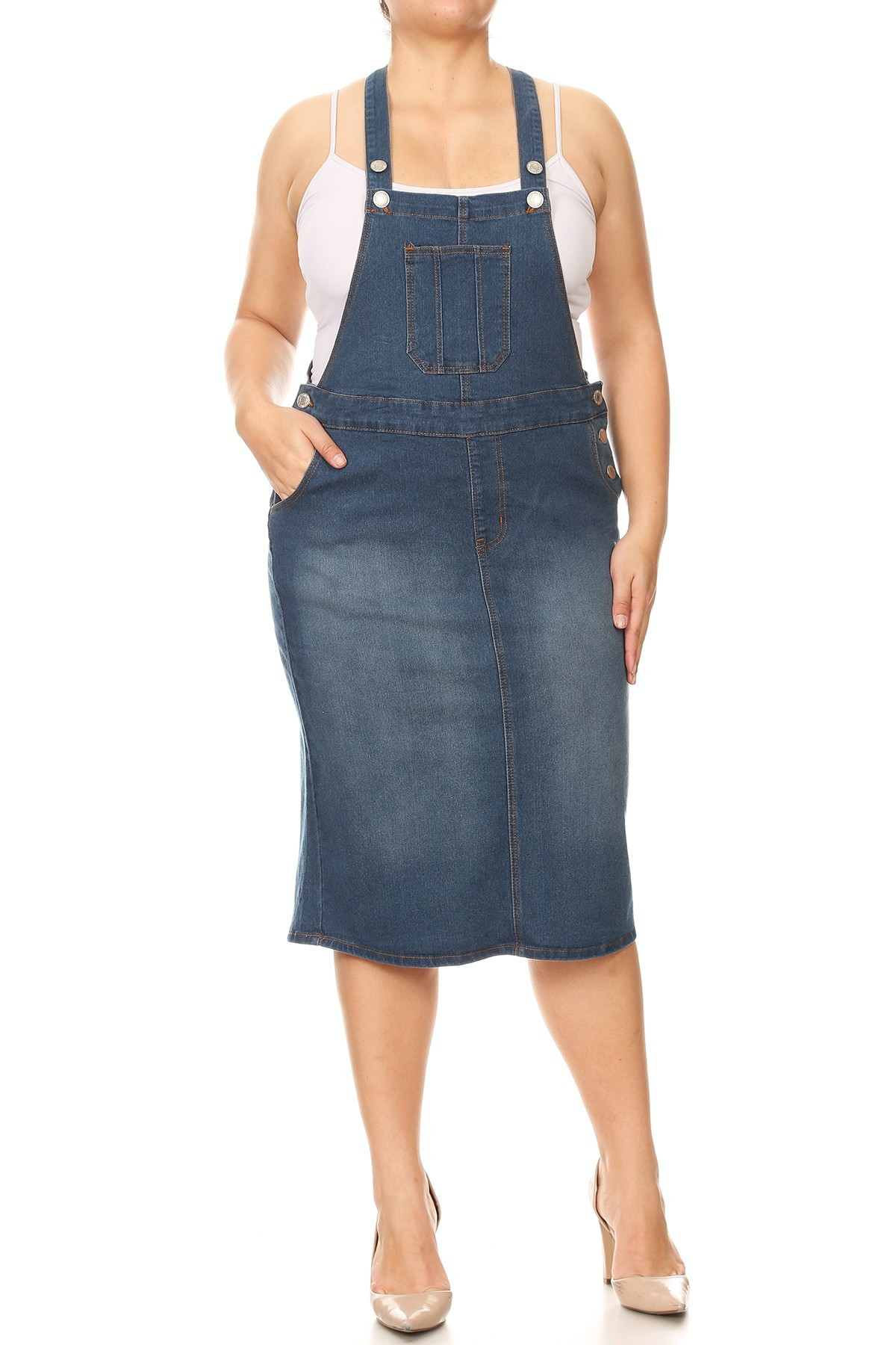 Denim Skirt Plus Size