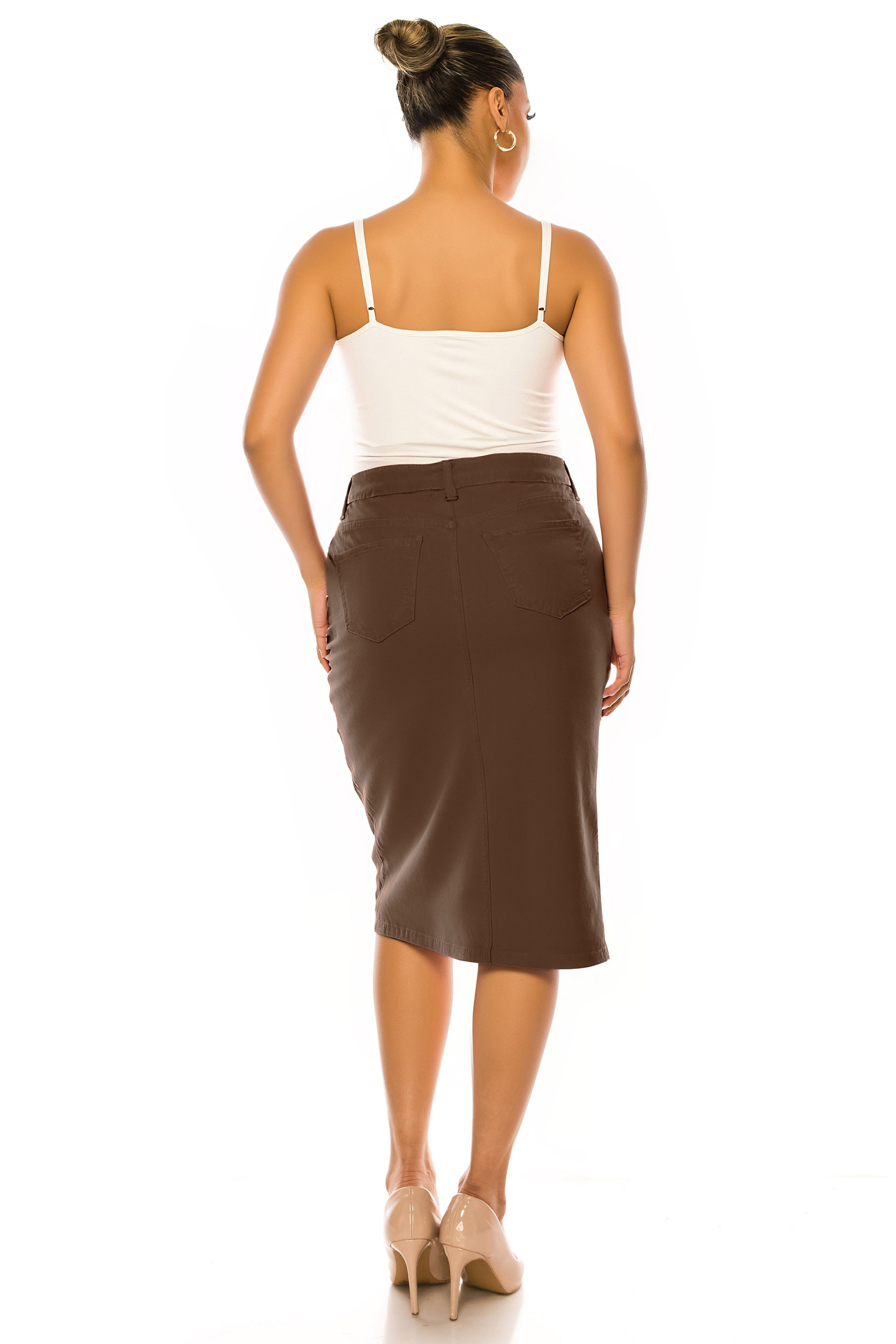 Denim Skirt Plus Size