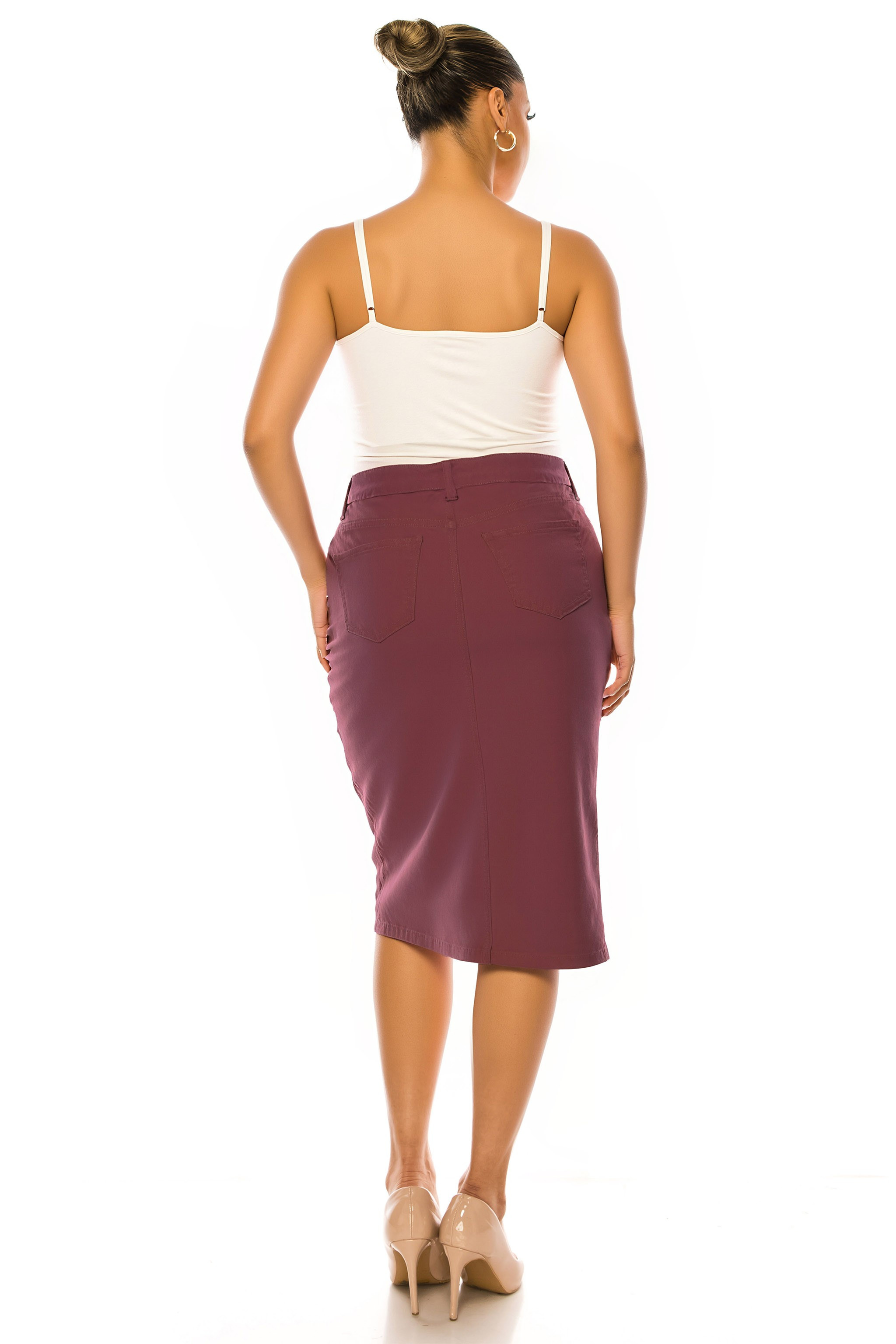 Denim Skirt Plus Size