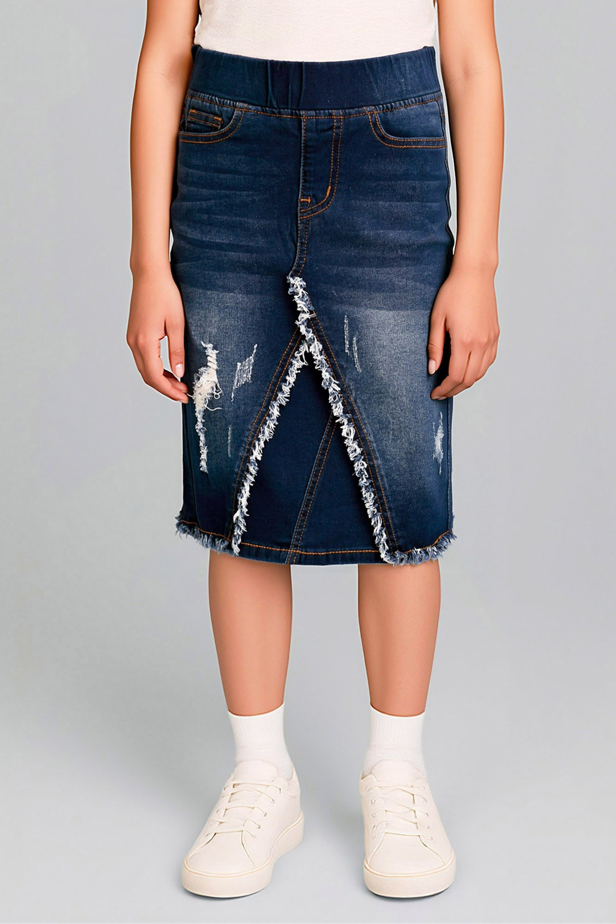 Girls Denim Skirt