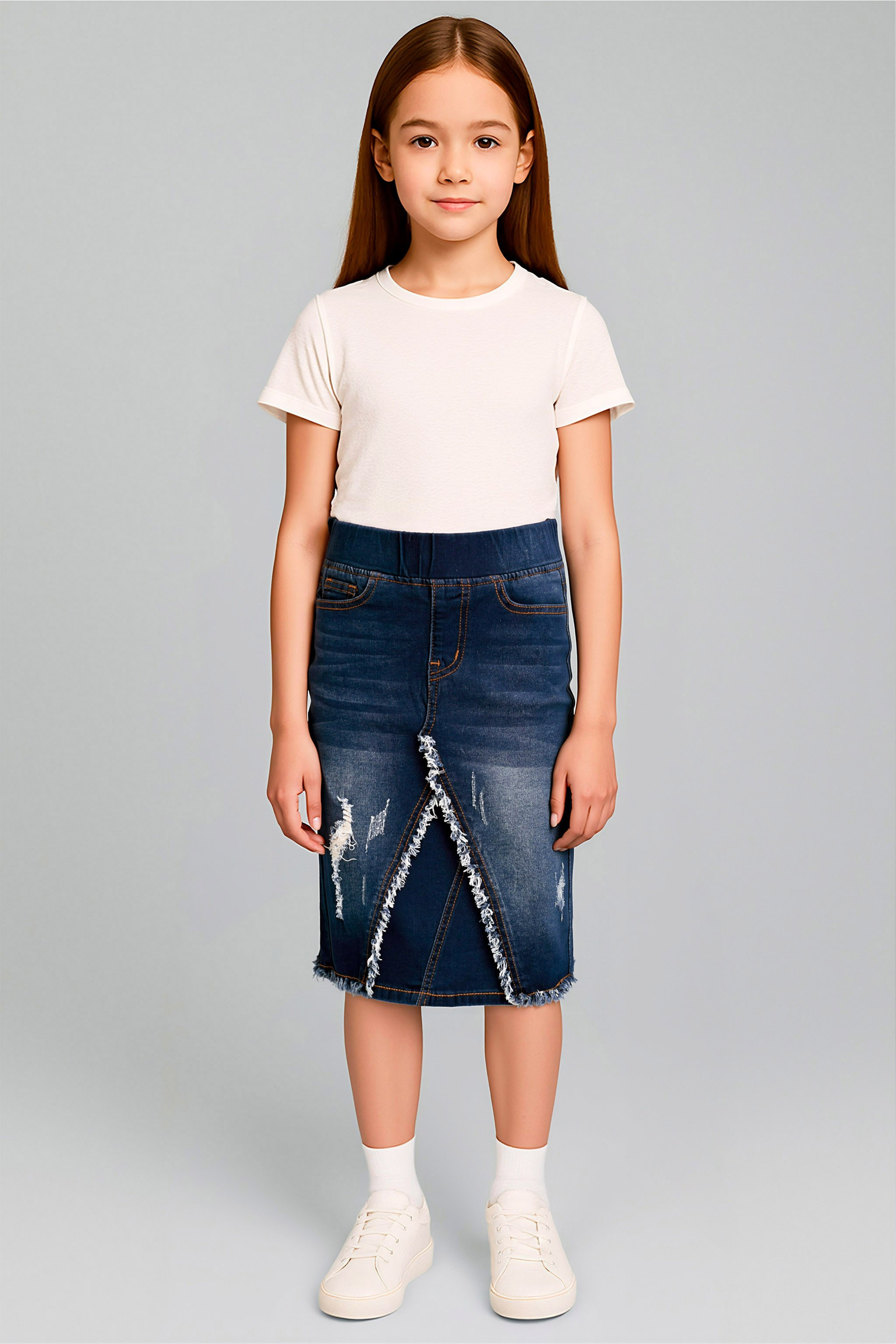 Girls Denim Skirt
