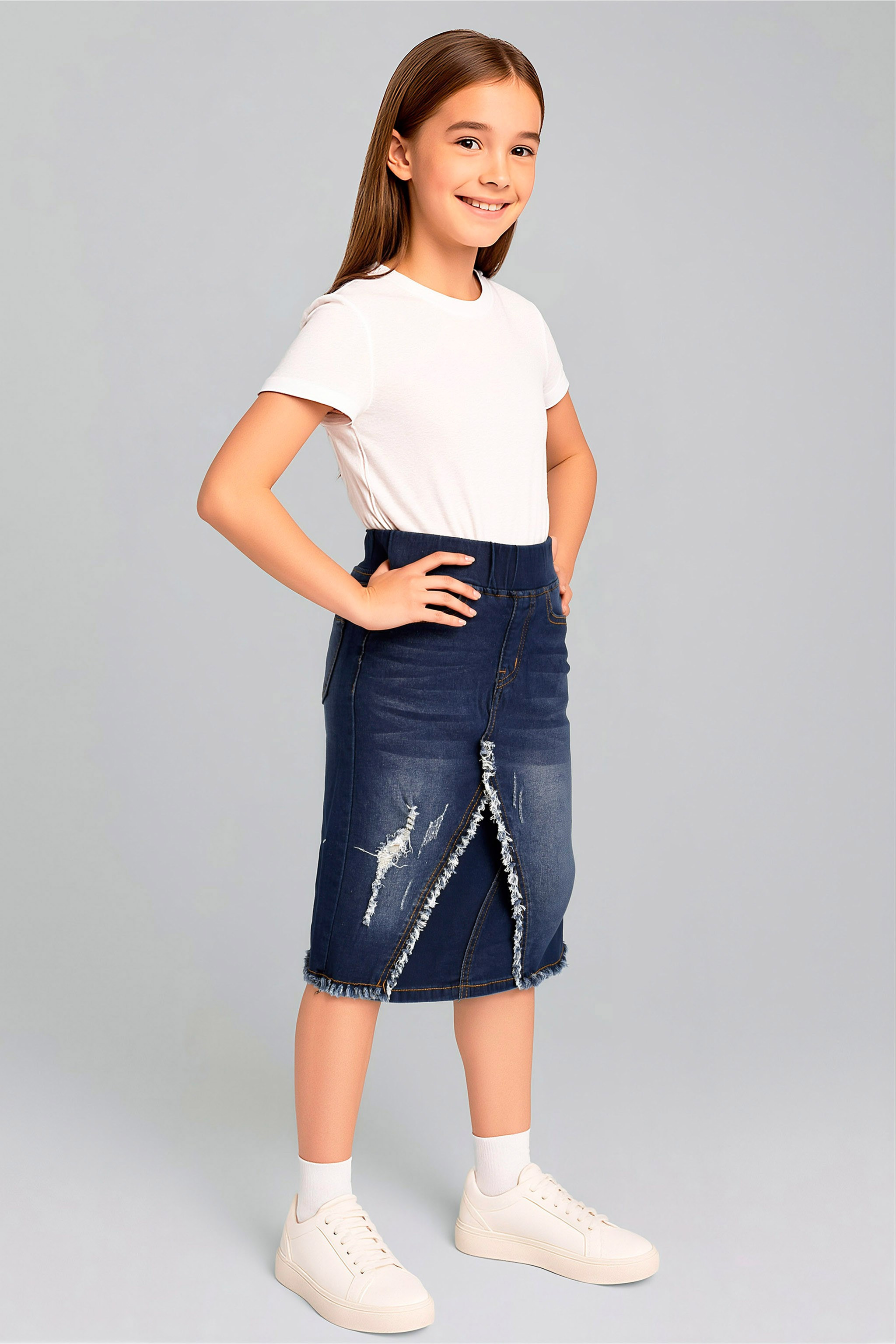 Girls Denim Skirt