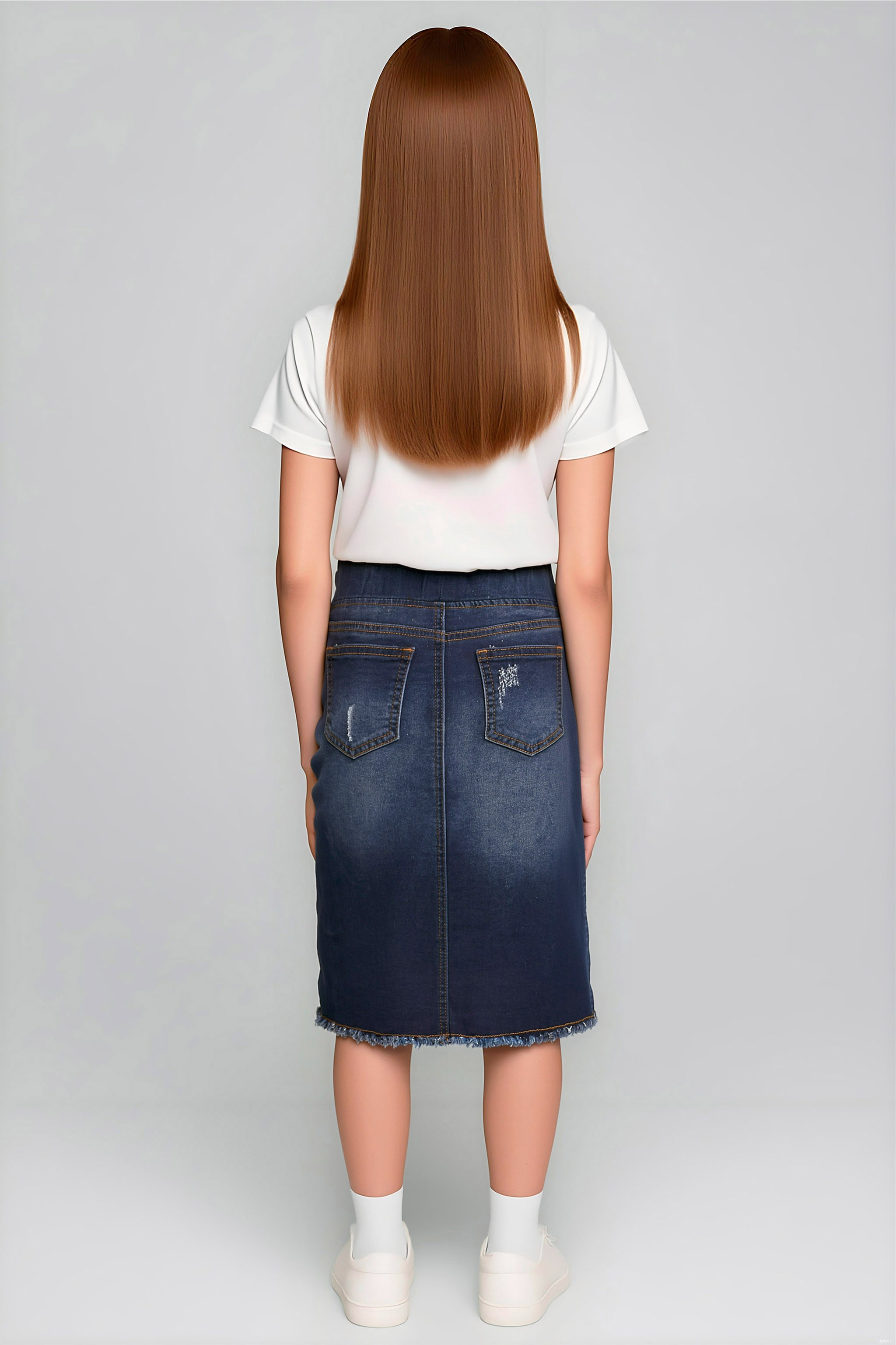 Girls Denim Skirt
