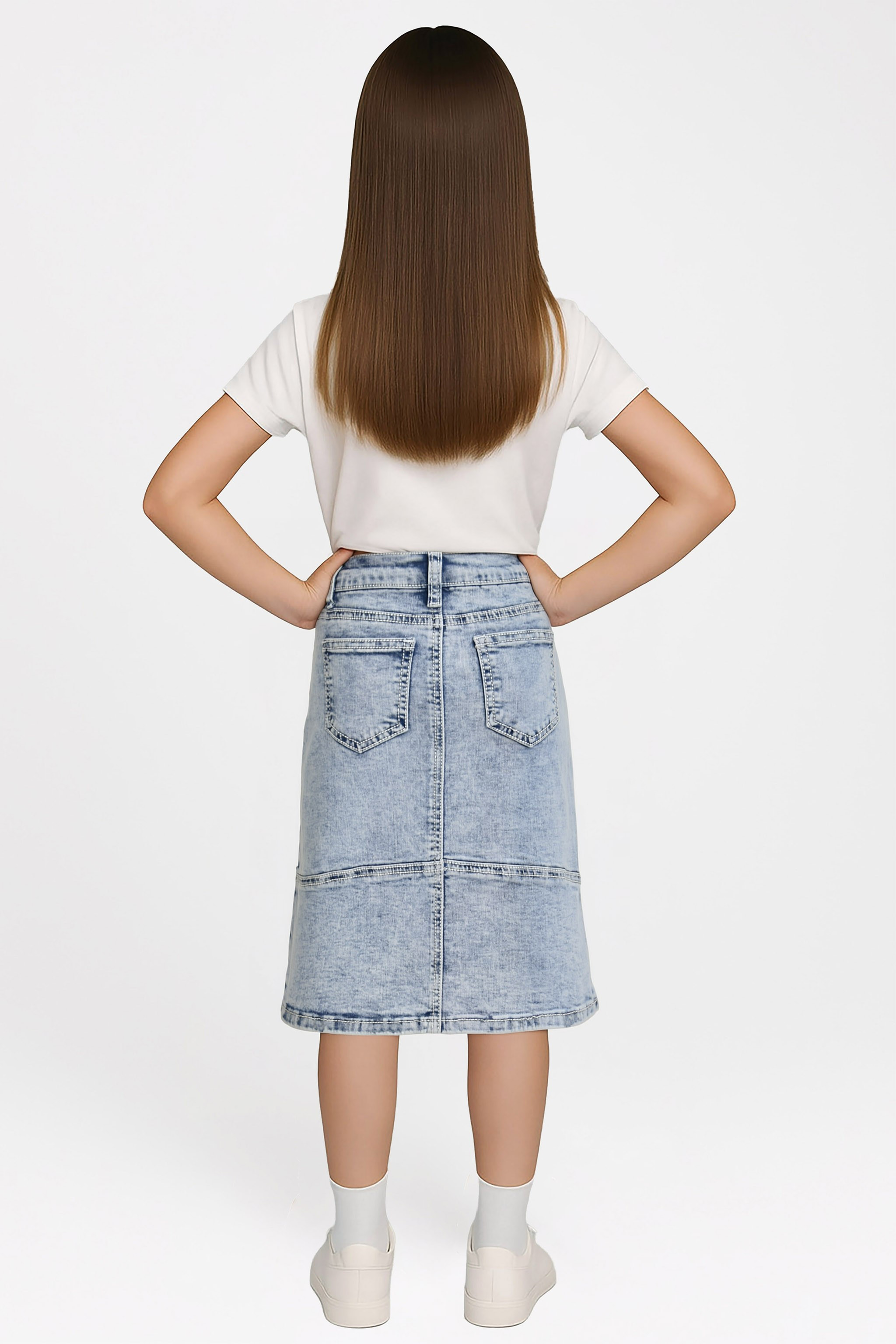 Girls Denim Skirt
