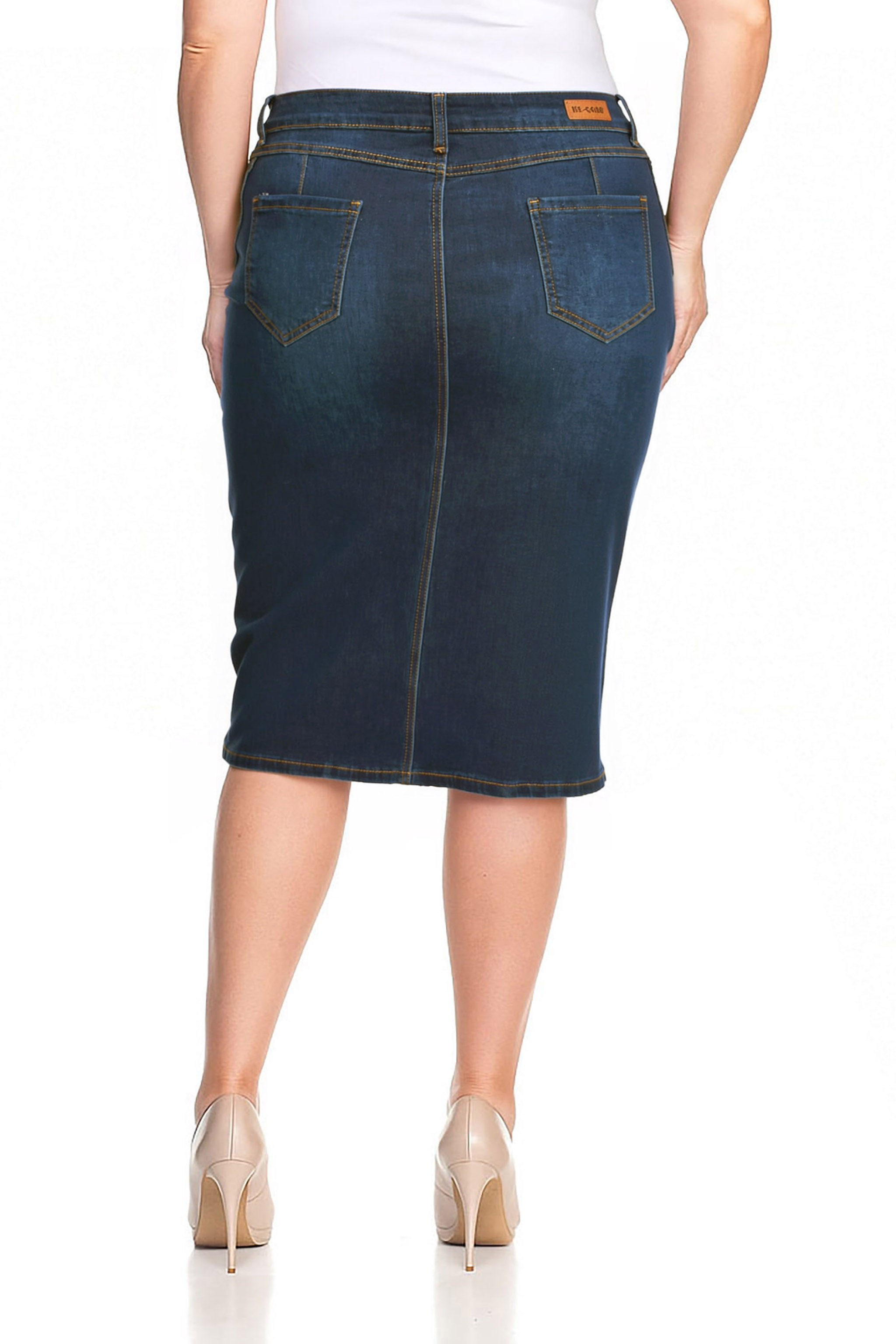 Denim Skirt Plus Size