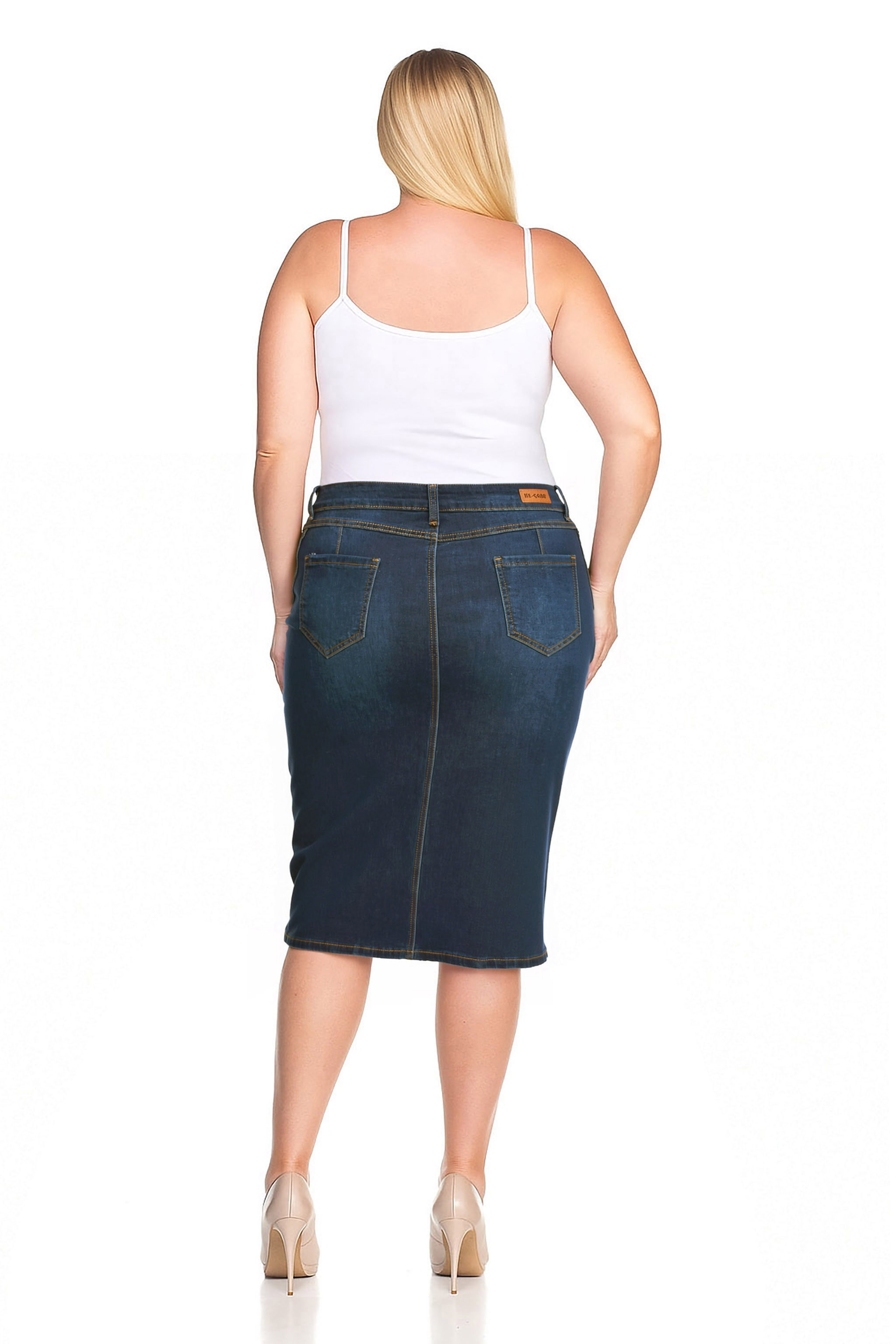Denim Skirt Plus Size